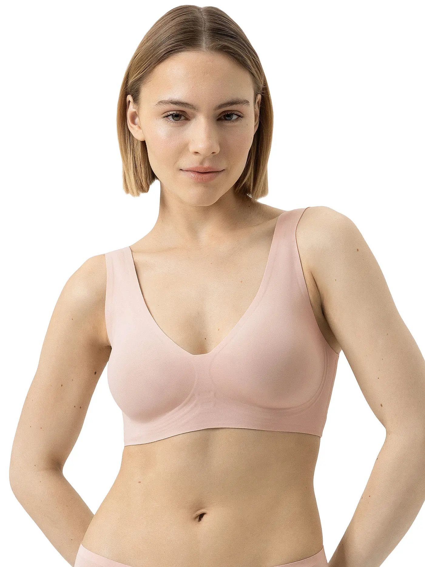MEY | Bustier SIMPLY BETTER INVISIBLE schwarz | rosa